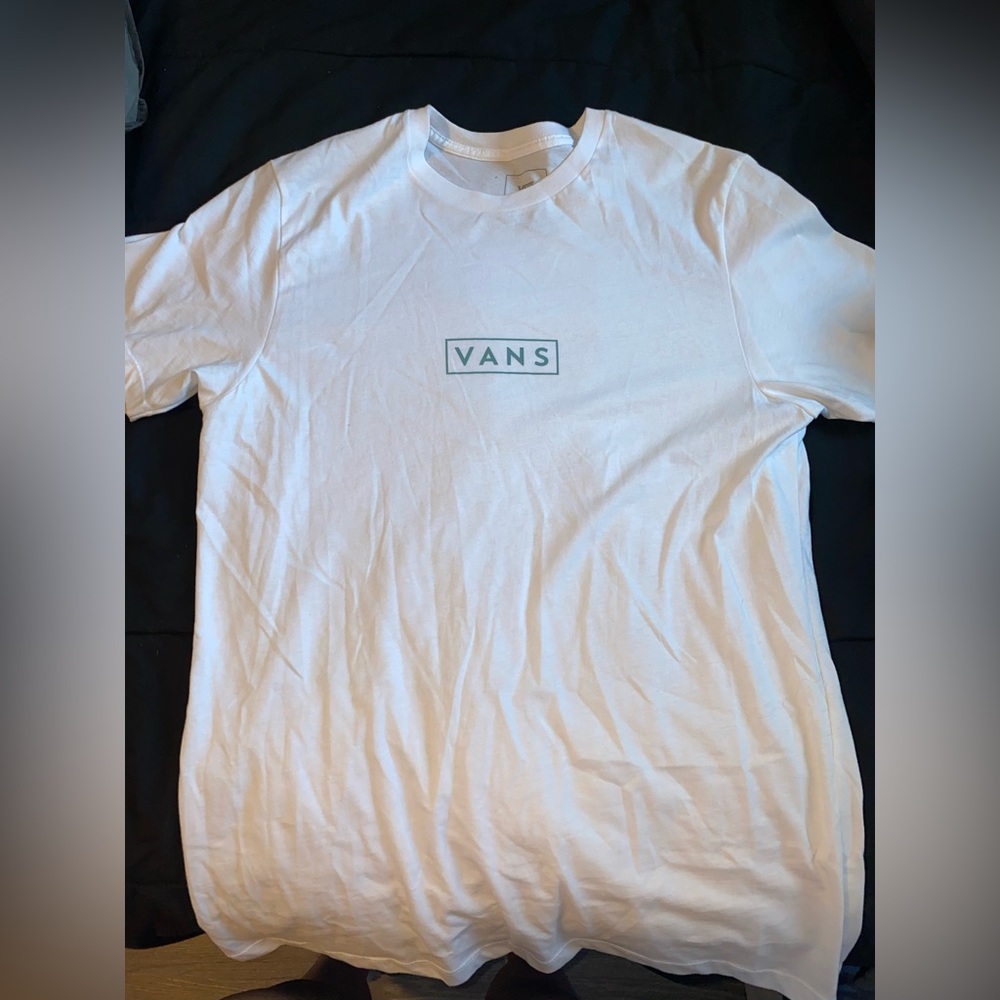 White Vans Tshirt Medium